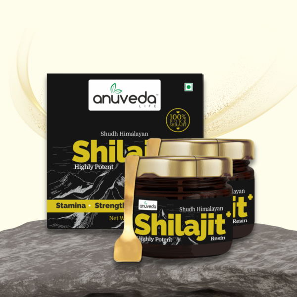 anuveda LIFE Shudh Himalayan Shilajit Resin, 20 Gram, Pack of 2
