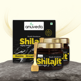 anuveda LIFE Shudh Himalayan Shilajit Resin, 20 Gram, Pack of 2
