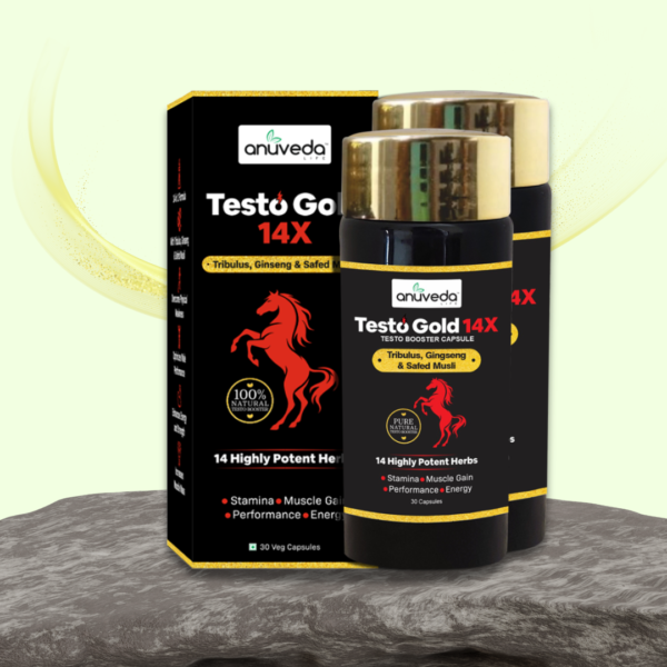 Anuveda LIFE Testo Gold 14X – Double Pack