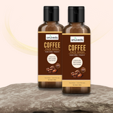 anuveda LIFE Natural Deep Cleansing Coffee Face Wash 200ml x 2 | Purifies Skin, Acne Control, Skin Energizing | Arabica Coffee