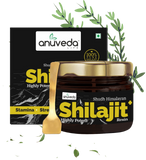 anuveda LIFE Shudh Himalayan Shilajit Resin, 20 Gram, Pack of 3